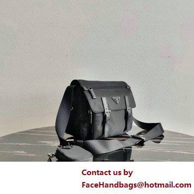 PRADA Re-Nylon shoulder bag BLACK 1BD953 - Click Image to Close