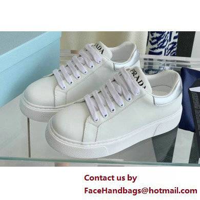 Prada Calfskin White Sneakers 10 2022