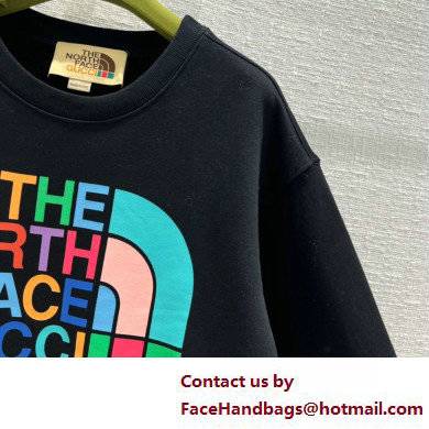 The North Face x Gucci sweatshirt BLACK 2022 - Click Image to Close