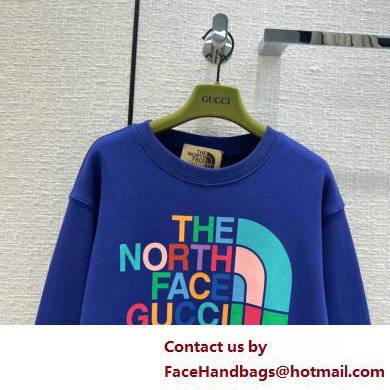 The North Face x Gucci sweatshirt Blue 2022