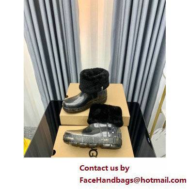 UGG Drizlita Clear Waterproof Boots with Removable sheepskin sock Black 2022 - Click Image to Close
