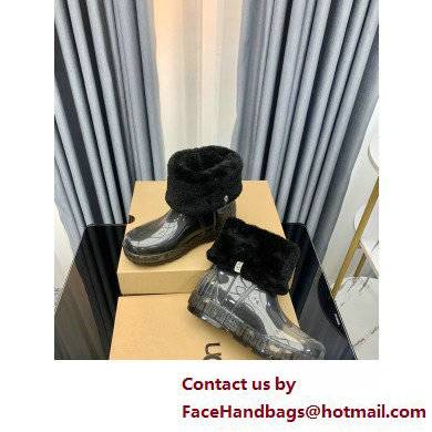 UGG Drizlita Clear Waterproof Boots with Removable sheepskin sock Black 2022