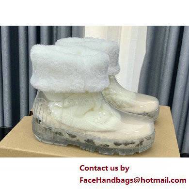 UGG Drizlita Clear Waterproof Boots with Removable sheepskin sock White 2022