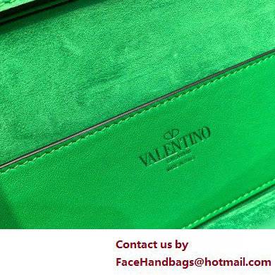 Valentino Garavani Loco embroidered small shoulder bag GREEN 2022 - Click Image to Close
