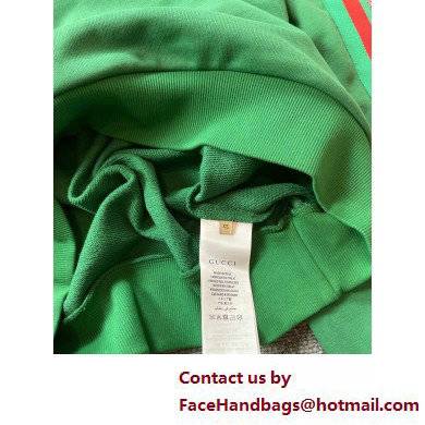 adidas x Gucci cotton sweatshirt GREEN 2022 - Click Image to Close