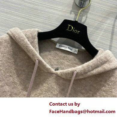 dior Ecru Cashmere Knit, Alpaca and Silk Sherpa Hooded Sweatshirt and pants 2022 - Click Image to Close