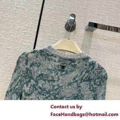dior green Technical Cashmere,Mohair and Silk Knit 2022