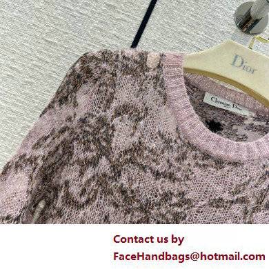 dior pink Technical Cashmere,Mohair and Silk Knit 2022 - Click Image to Close