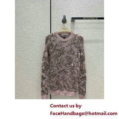dior pink Technical Cashmere,Mohair and Silk Knit 2022
