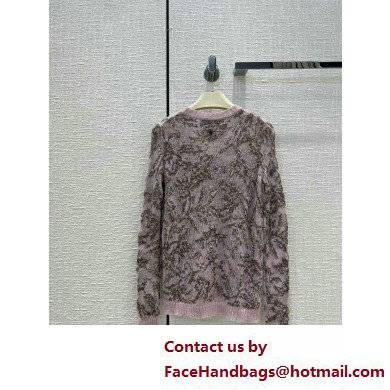 dior pink Technical Cashmere,Mohair and Silk Knit 2022