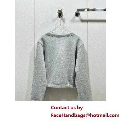 gucci Cotton jersey sweatshirt gray 2022