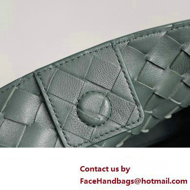Bottega Veneta Intrecciato leather Small Andiamo top handle Bag Green