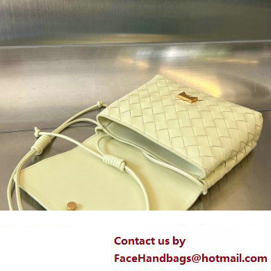 Bottega Veneta Mini Intrecciato leather Cross-Body Bag with adjustable sliding strap Yellow