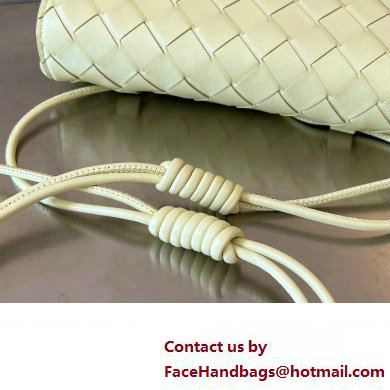 Bottega Veneta Mini Intrecciato leather Cross-Body Bag with adjustable sliding strap Yellow