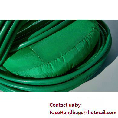 Bottega Veneta Mini Jodie tubular leather top handle Bag Green