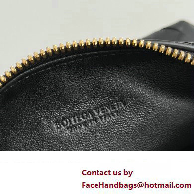 Bottega Veneta Mini Wallace Intrecciato leather Bag Black
