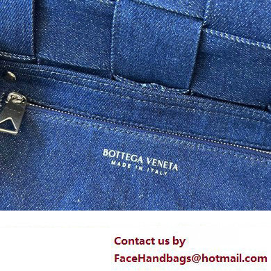 Bottega Veneta denim Intreccio Cassette cross-body bag 744020 - Click Image to Close
