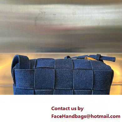 Bottega Veneta denim Intreccio Small Brick Cassette shoulder Bag 751247 - Click Image to Close