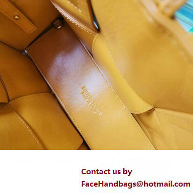 Bottega Veneta foulard Intreccio leather Mini Arco Tote bag with detachable strap Orange
