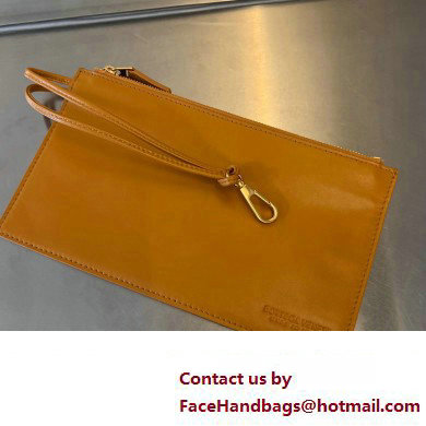 Bottega Veneta foulard Intreccio leather Small Arco Tote bag Orange