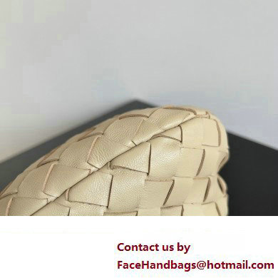 Bottega Veneta intrecciato leather mini jodie top handle bag slate 2023