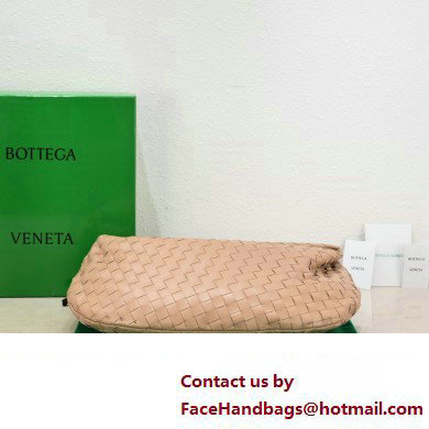 Bottega Veneta intrecciato leather small jodie shoulder bag almond