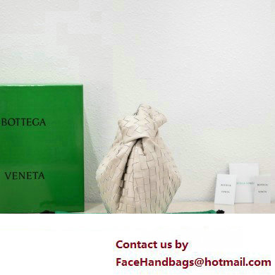Bottega Veneta intrecciato leather small jodie shoulder bag creamy