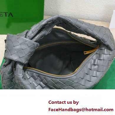 Bottega Veneta intrecciato leather teen jodie shoulder bag thunder