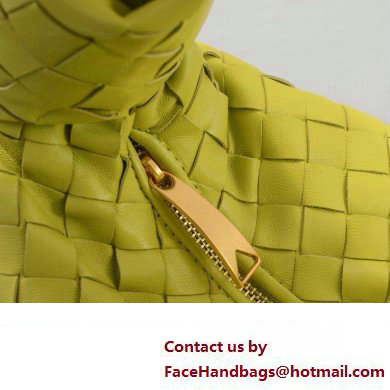 Bottega Veneta intrecciato leather teen jodie shoulder bag yellow