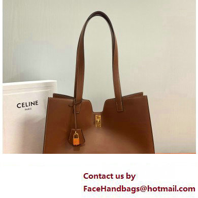 CELINE CABAS 16 in SMOOTH CALFSKIN Tan 2023 - Click Image to Close
