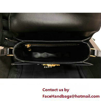 Celine BESACE CLEA BAG in Shiny calfskin 110413 Black
