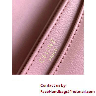 Celine BESACE CLEA BAG in Shiny calfskin 110413 Pink - Click Image to Close