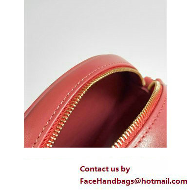 Celine CROSSBODY OVAL PURSE cuir triomphe in SMOOTH CALFSKIN 101703 Rouge Red