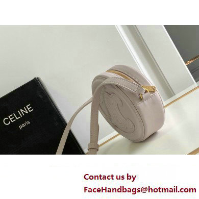 Celine CROSSBODY OVAL PURSE cuir triomphe in SMOOTH CALFSKIN 101703 Trench