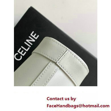 Celine MINI BUCKET CUIR TRIOMPHE Bag in SMOOTH CALFSKIN 10L433 Chalk
