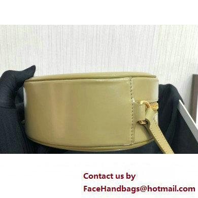 Celine OVAL BAG CUIR TRIOMPHE in SMOOTH CALFSKIN 198603 Olive Green