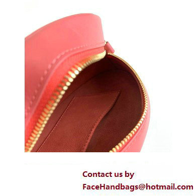 Celine OVAL BAG CUIR TRIOMPHE in SMOOTH CALFSKIN 198603 Rouge Red