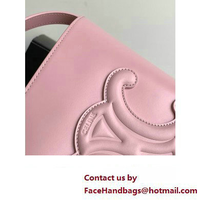 Celine SMALL BUCKET CUIR TRIOMPHE Bag in SMOOTH CALFSKIN 198243 Pink