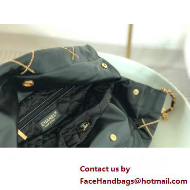 Chanel 22 Handbag in Shiny Calfskin black AS3260 2023