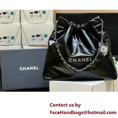 Chanel 22 Medium Handbag AS3261 Black/SILVER in Shiny Calfskin( Original Quality ) 2022 - Click Image to Close