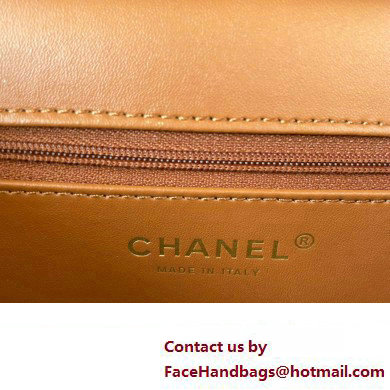 Chanel Backpack in Grained Calfskin AS4189 tan 2023 - Click Image to Close