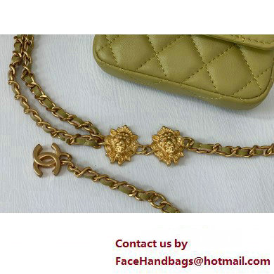 Chanel Belt Bag in Lambskin AP3427 green 2023