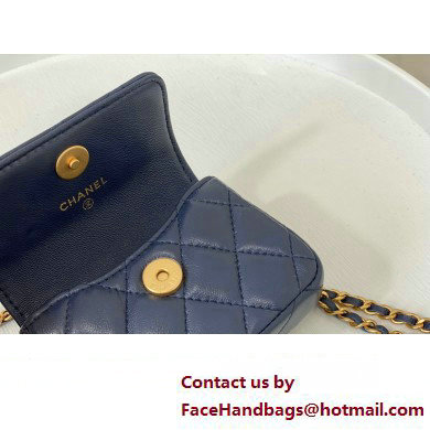 Chanel Belt Bag in Lambskin AP3427 navy 2023