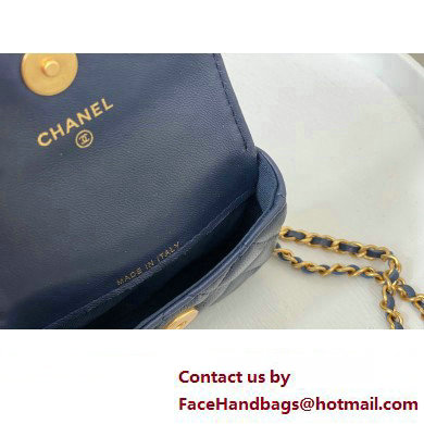 Chanel Belt Bag in Lambskin AP3427 navy 2023