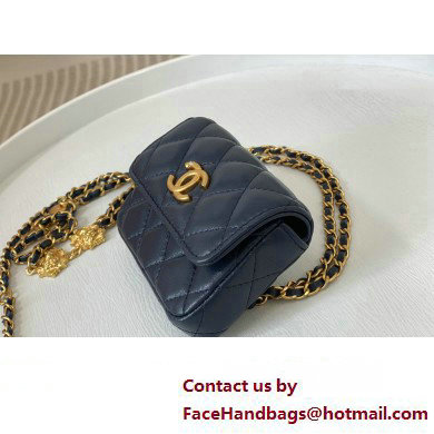 Chanel Belt Bag in Lambskin AP3427 navy 2023 - Click Image to Close