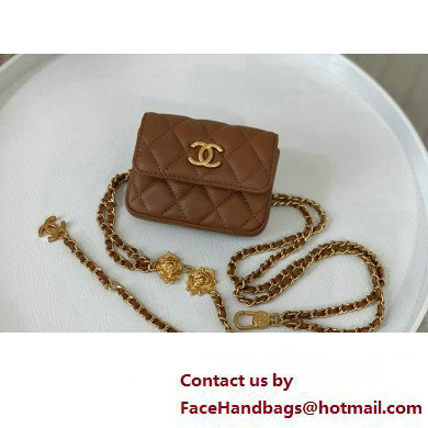 Chanel Belt Bag in Lambskin AP3427 tan 2023