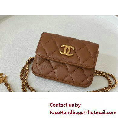 Chanel Belt Bag in Lambskin AP3427 tan 2023