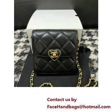 Chanel Clutch with Chain in Lambskin AP3291 black 2023