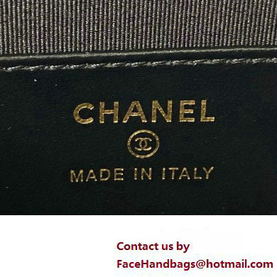 Chanel Clutch with Chain in Lambskin AP3485 BLACK 2023