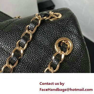 Chanel Grained Calfskin Backpack Bag AS3860 Black 2023